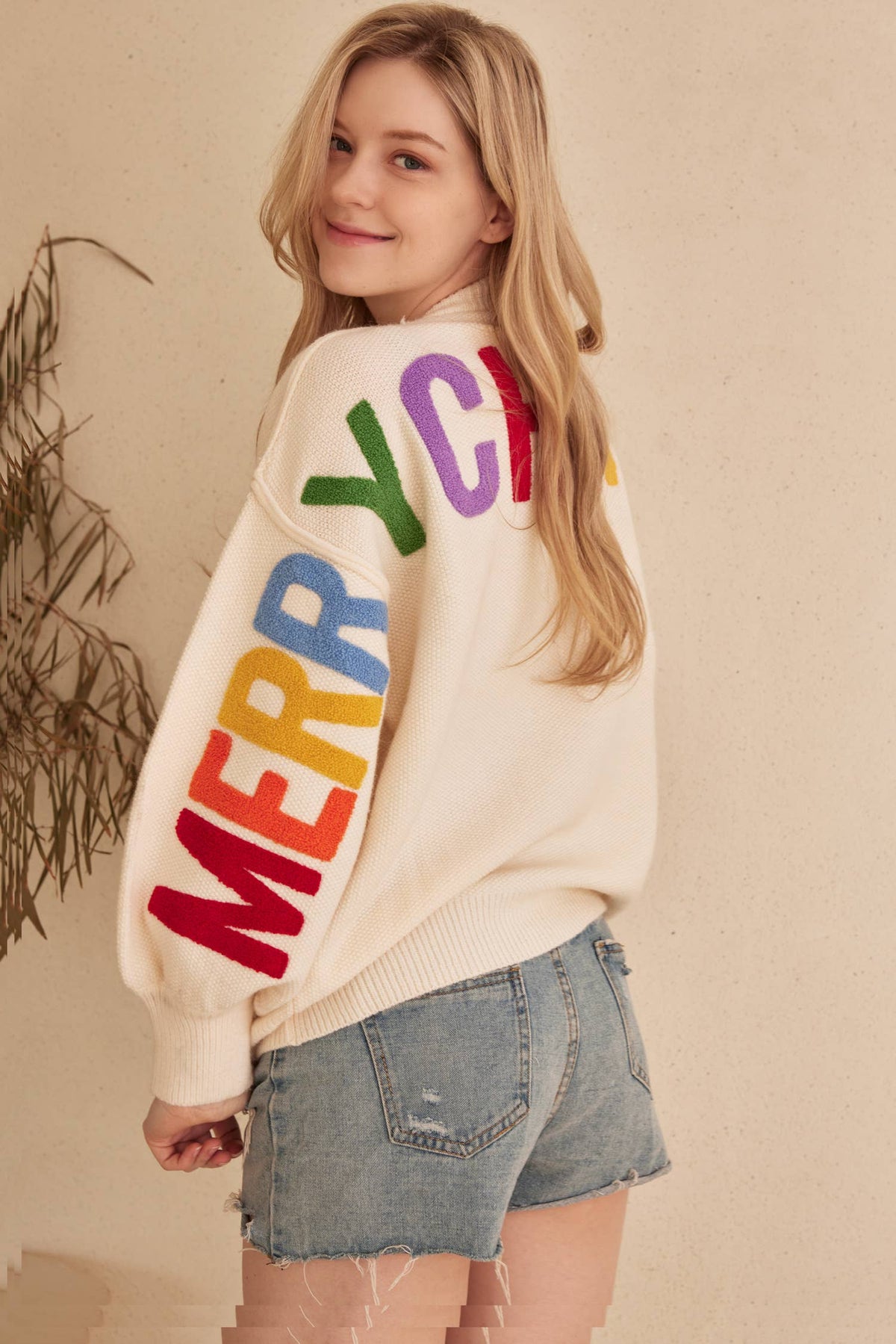 Oversize Christmas Sweater - Ho Ho Ho!