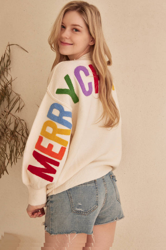 Oversize Christmas Sweater - Ho Ho Ho!
