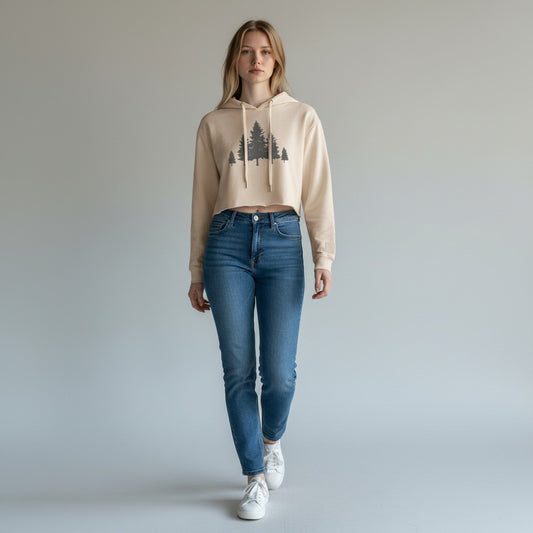 Rooted & Resilient Cropped Hoodie