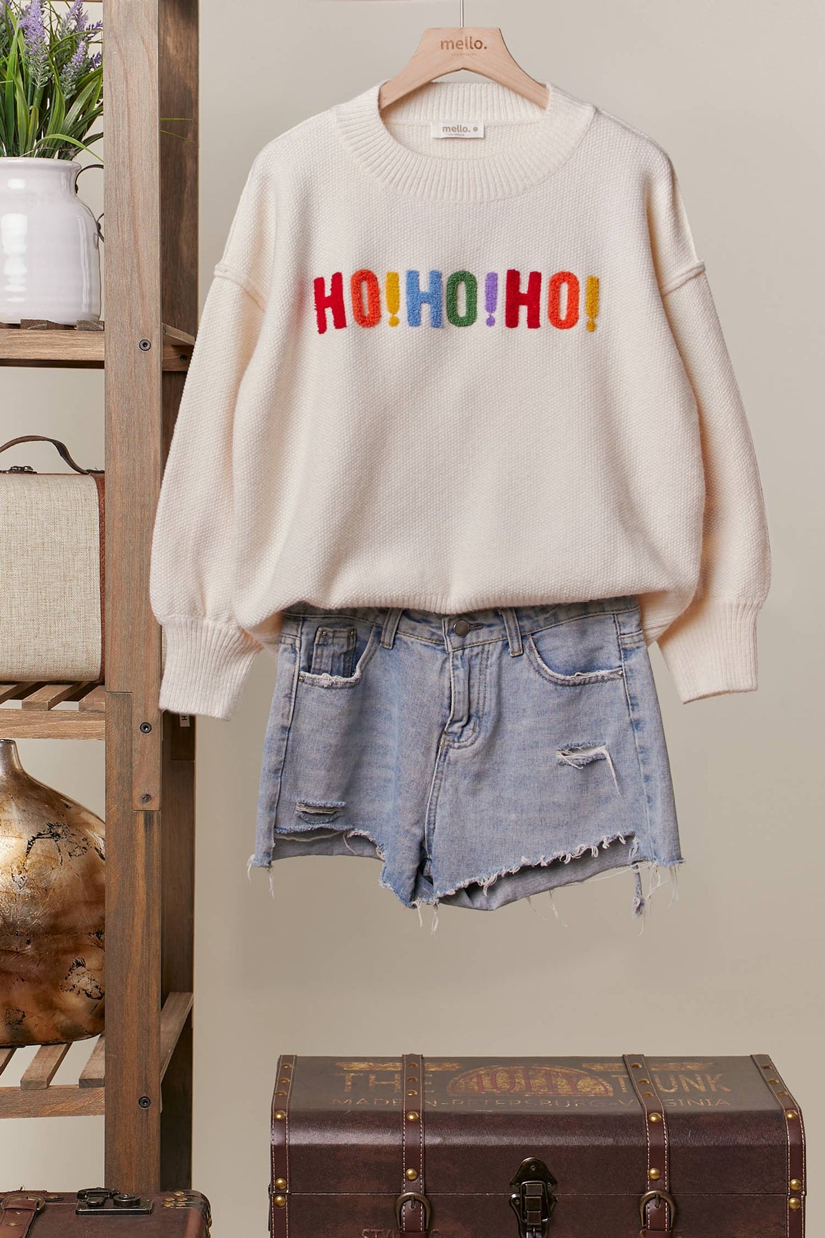 Oversize Christmas Sweater - Ho Ho Ho!