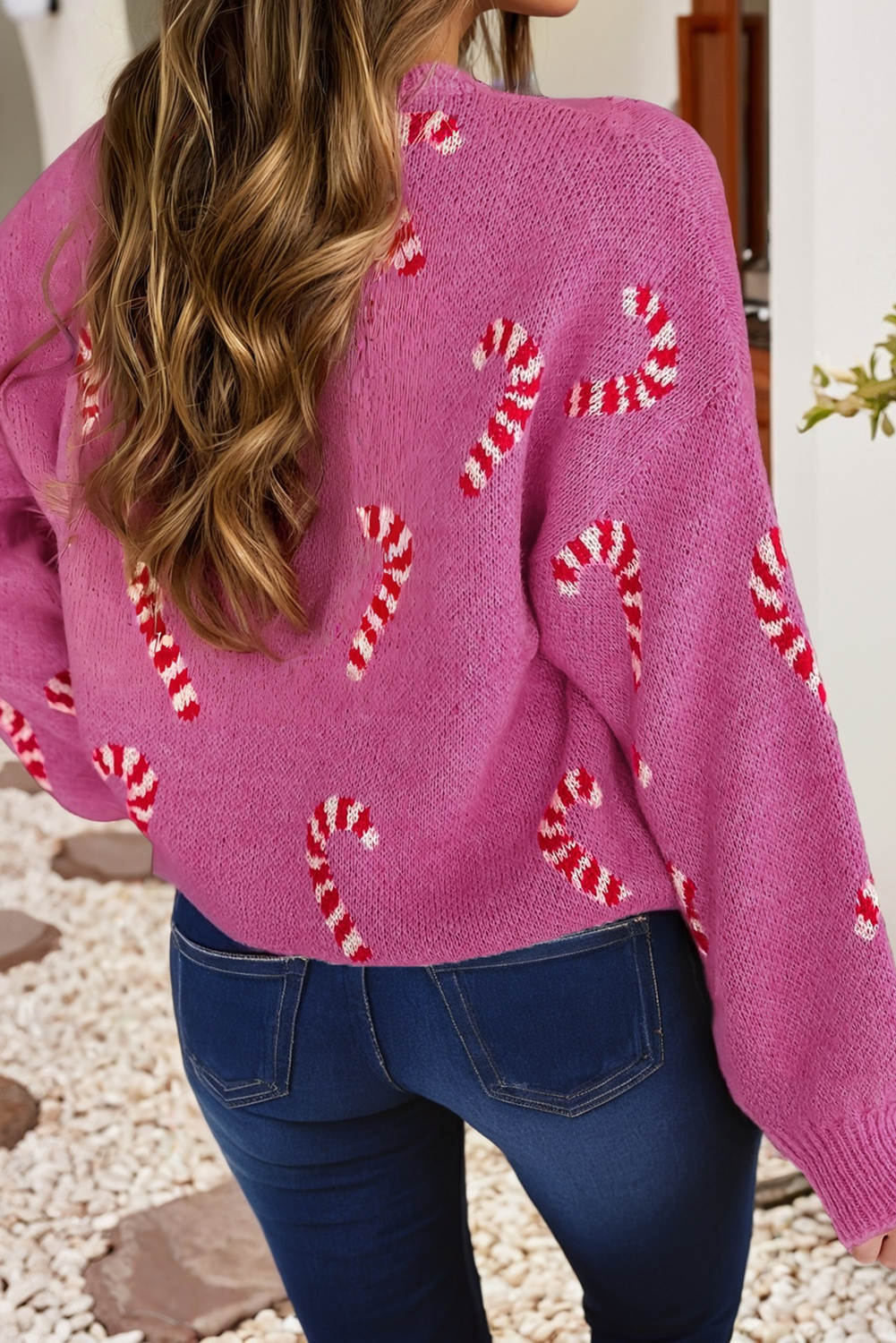 Christmas Candy Cane Sweater
