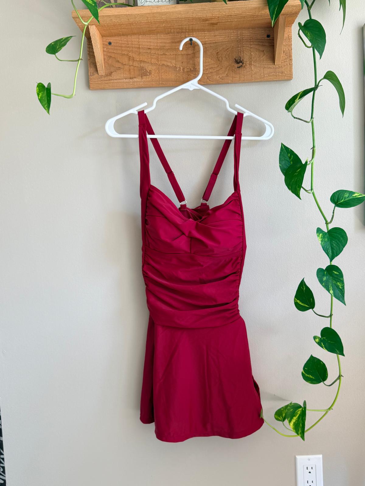 Classy Solid Two-piece Swimsuit