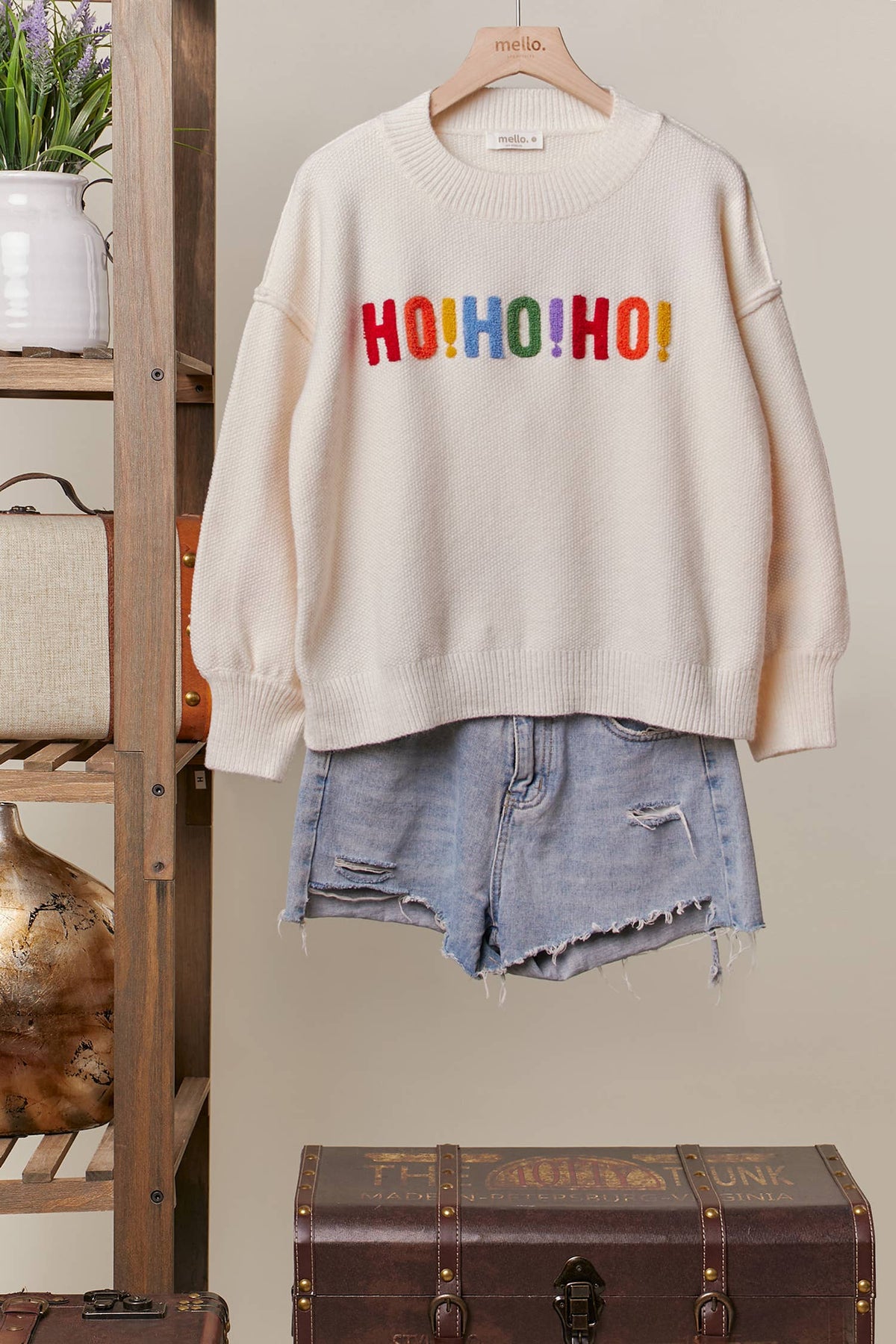 Oversize Christmas Sweater - Ho Ho Ho!