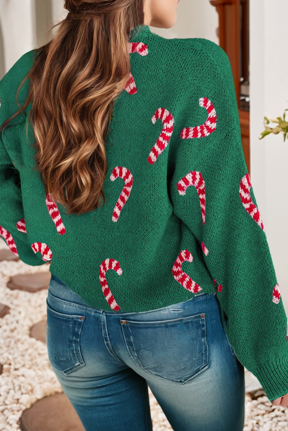 Christmas Candy Cane Sweater