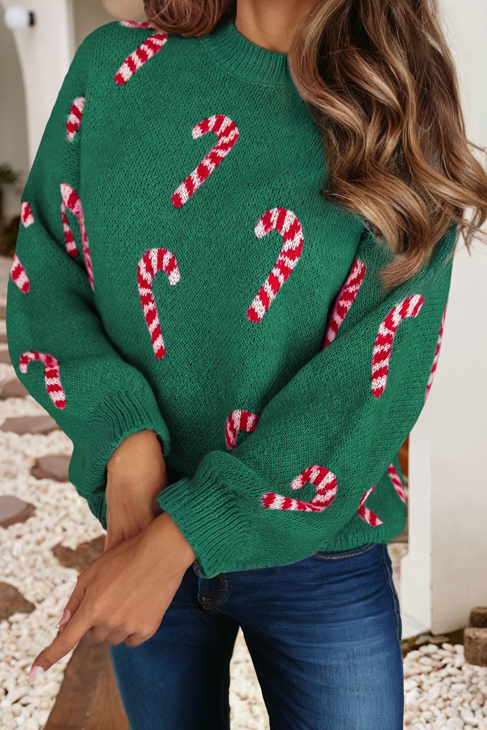 Christmas Candy Cane Sweater